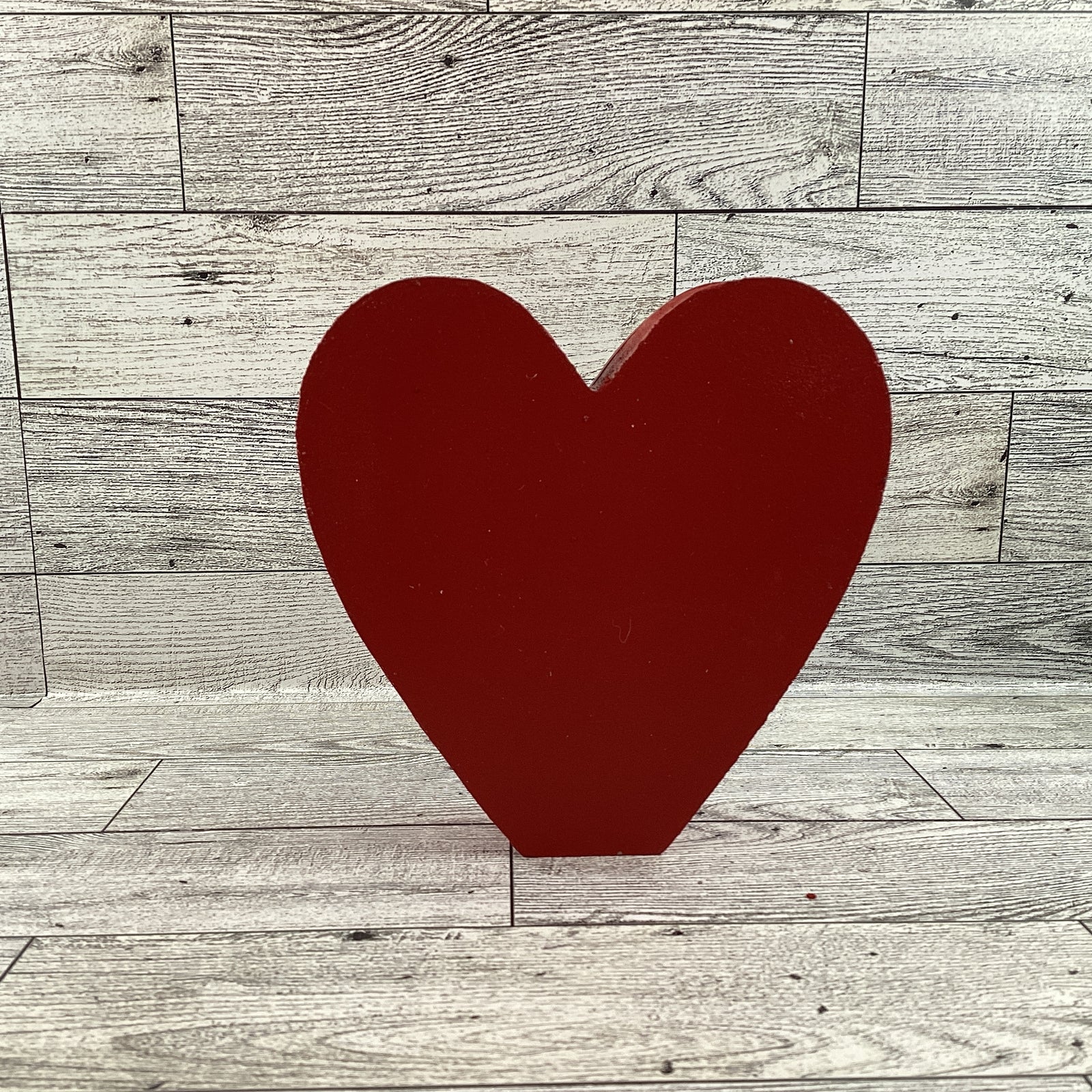 AGD  Valentines Decor -Love Makes Better Heart Chunky Wood Shaker