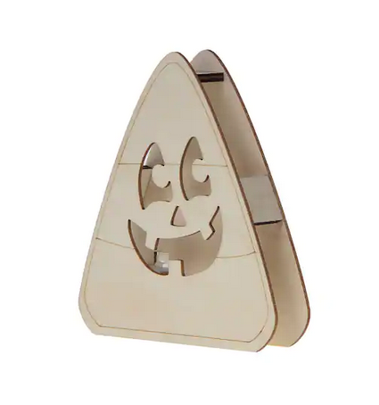 Michaels Halloween Decor - Wood DIY LED Candy Corn Box