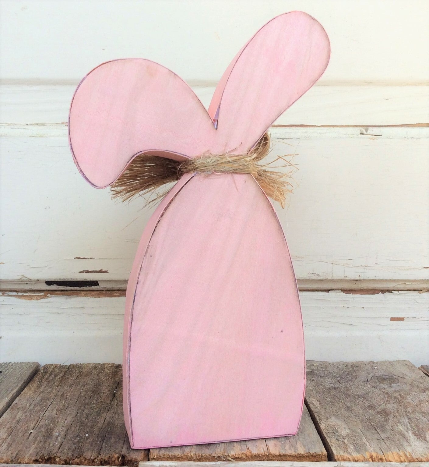 AGD Easter Decor – Once and For All Pink Bunny Tabletop Decor