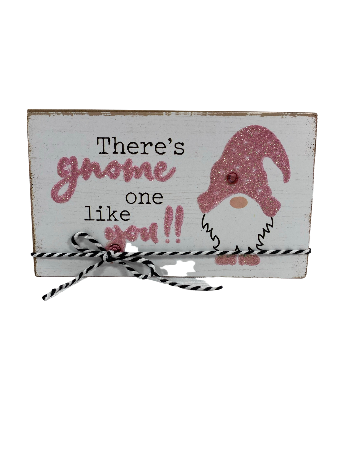AGD Valentines Decor - Will You Be My Gnomie Box Sign