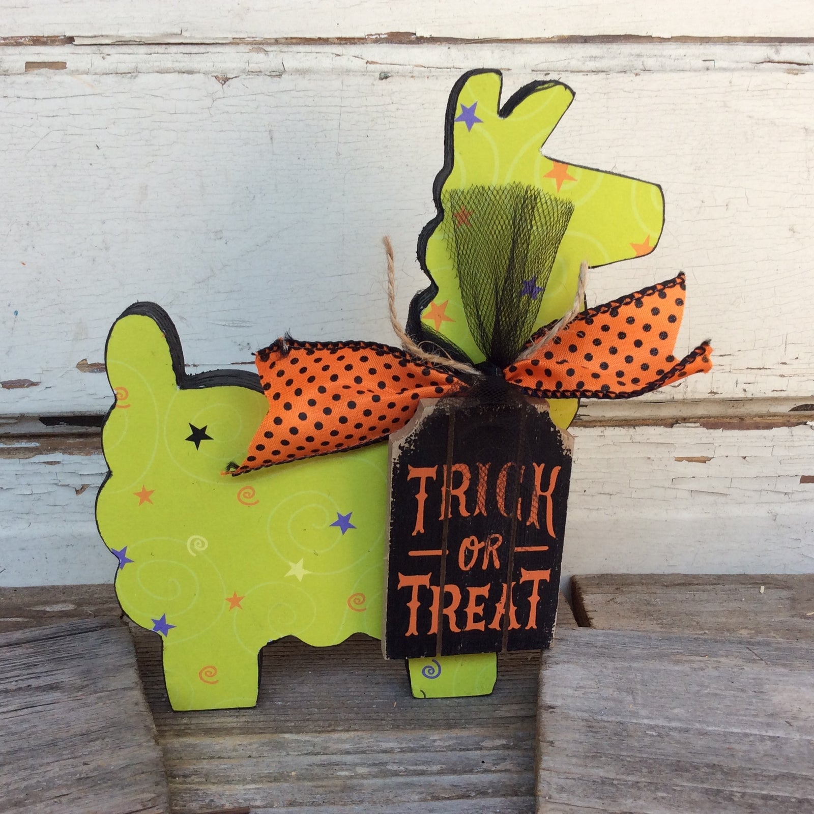 AGD Halloween Decor - Whimsy Llama Cat Dog Display 3pc