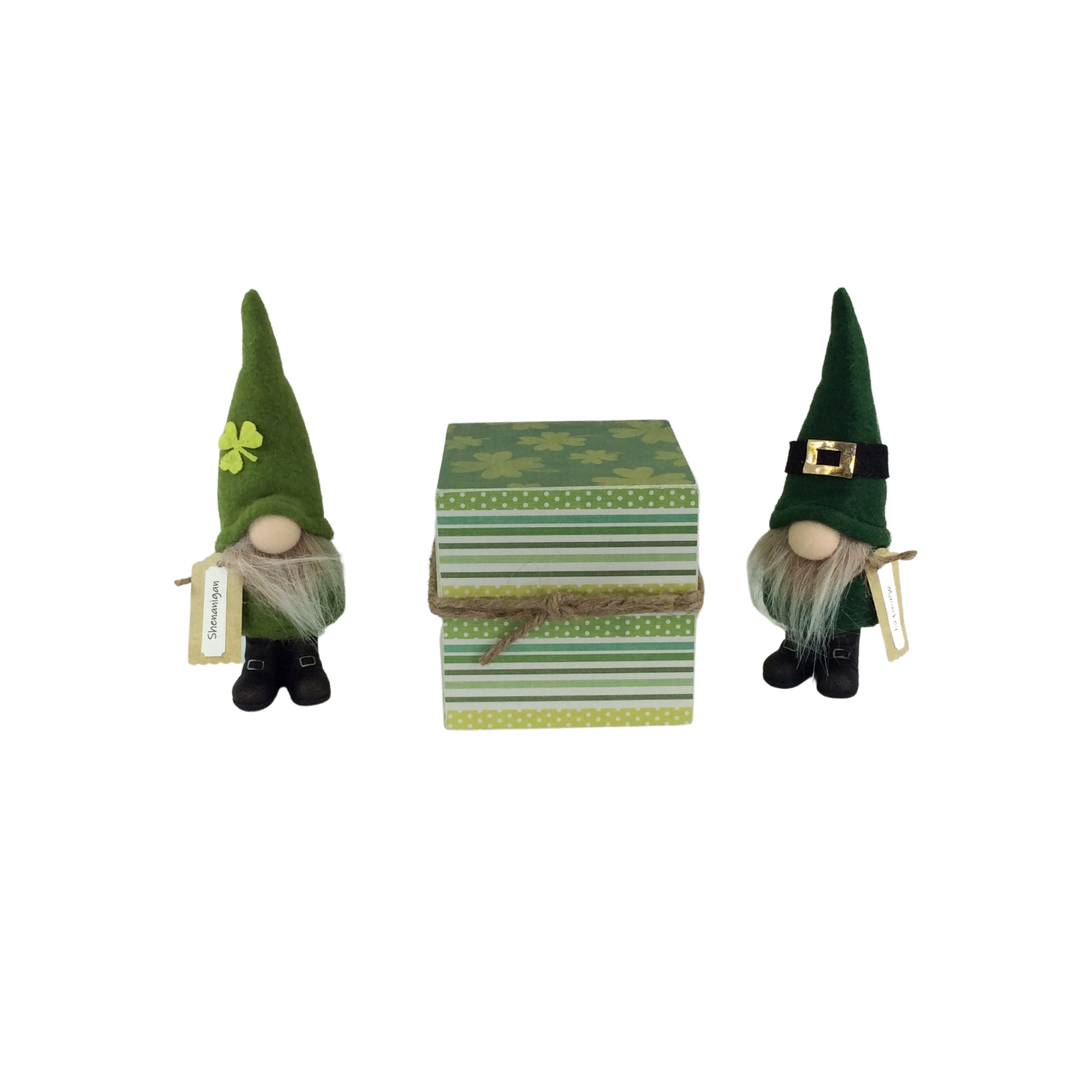 AGD St Patrick Decor - Irish Leprechaun Shenanigans Malarkey Gnomes