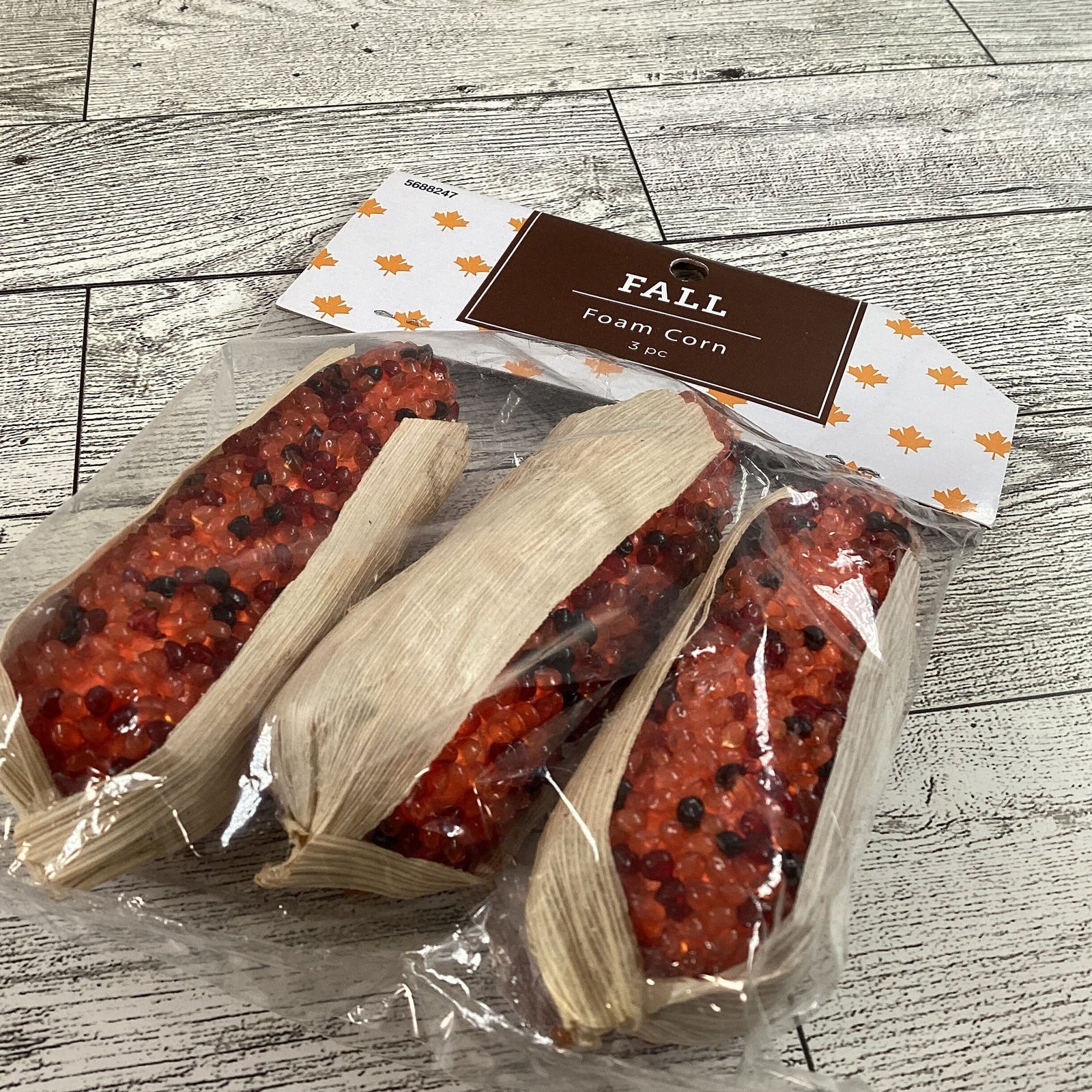 HL Fall Craft Supply - NEW Small Beaded Corn on the Cob 3pks