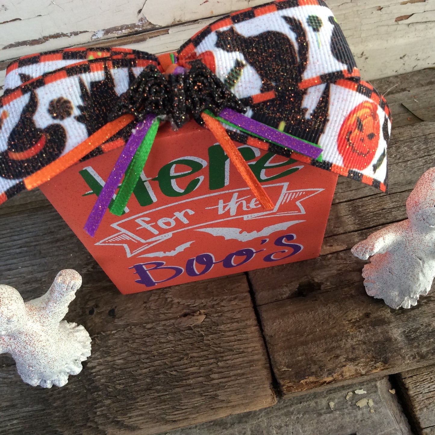 AGD Halloween Decor - Here for the Boos Ghost Bundle 3pc Set