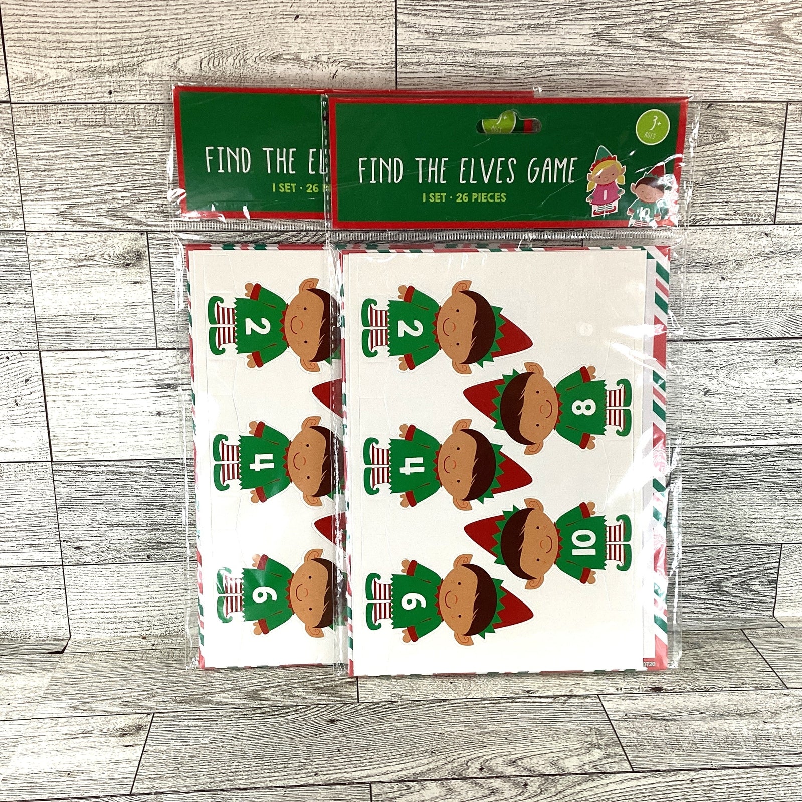 HL Christmas Craft Supply - Find the Elf Elves Classroom Game Pack 2pks