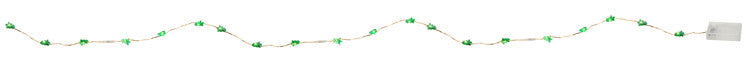 20 LED Moon Lights - Green Christmas Trees - Plated Copper Wire - Battery Pow...