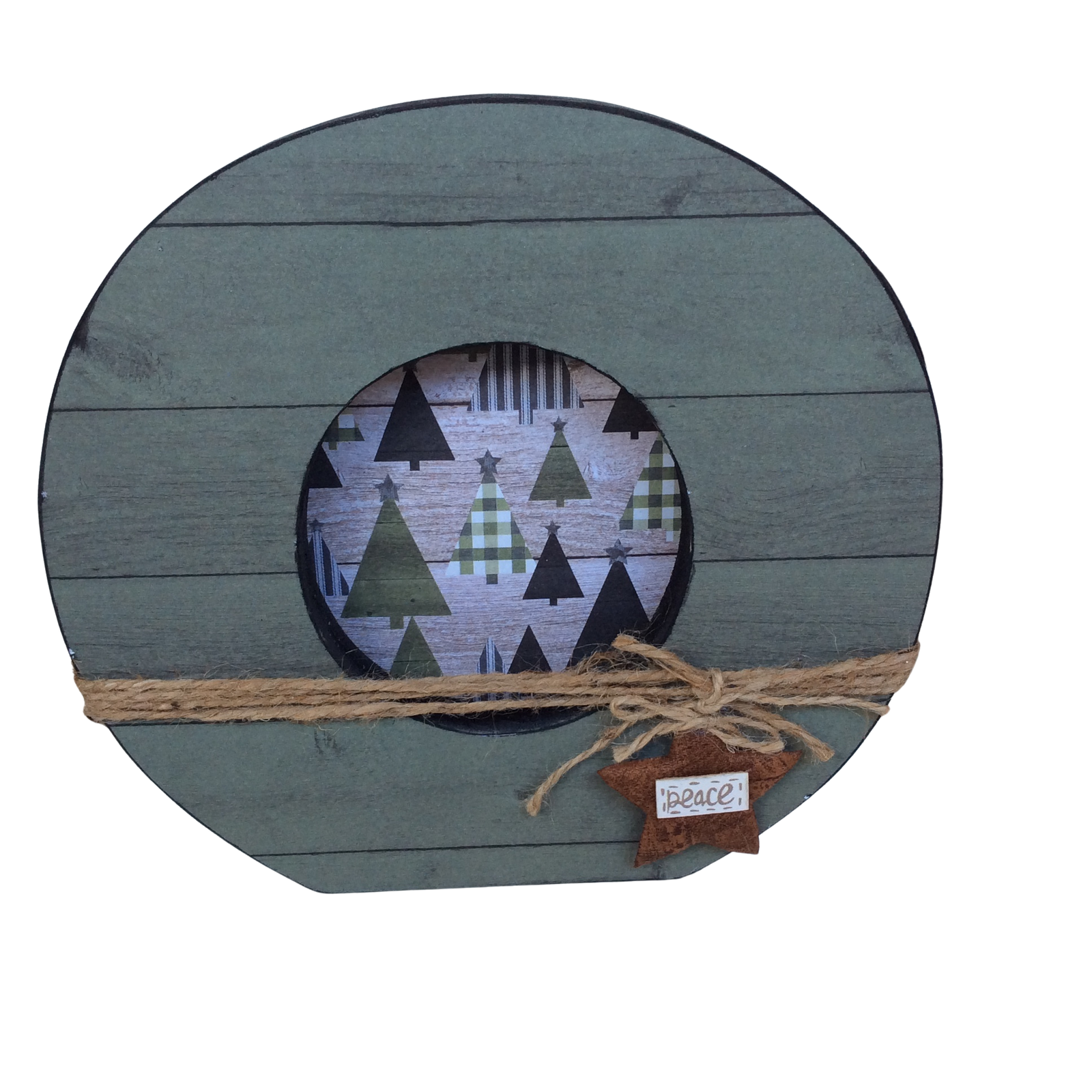 AGD Christmas Decor - Woodland Chunky Joy Letters Tabletop Sign