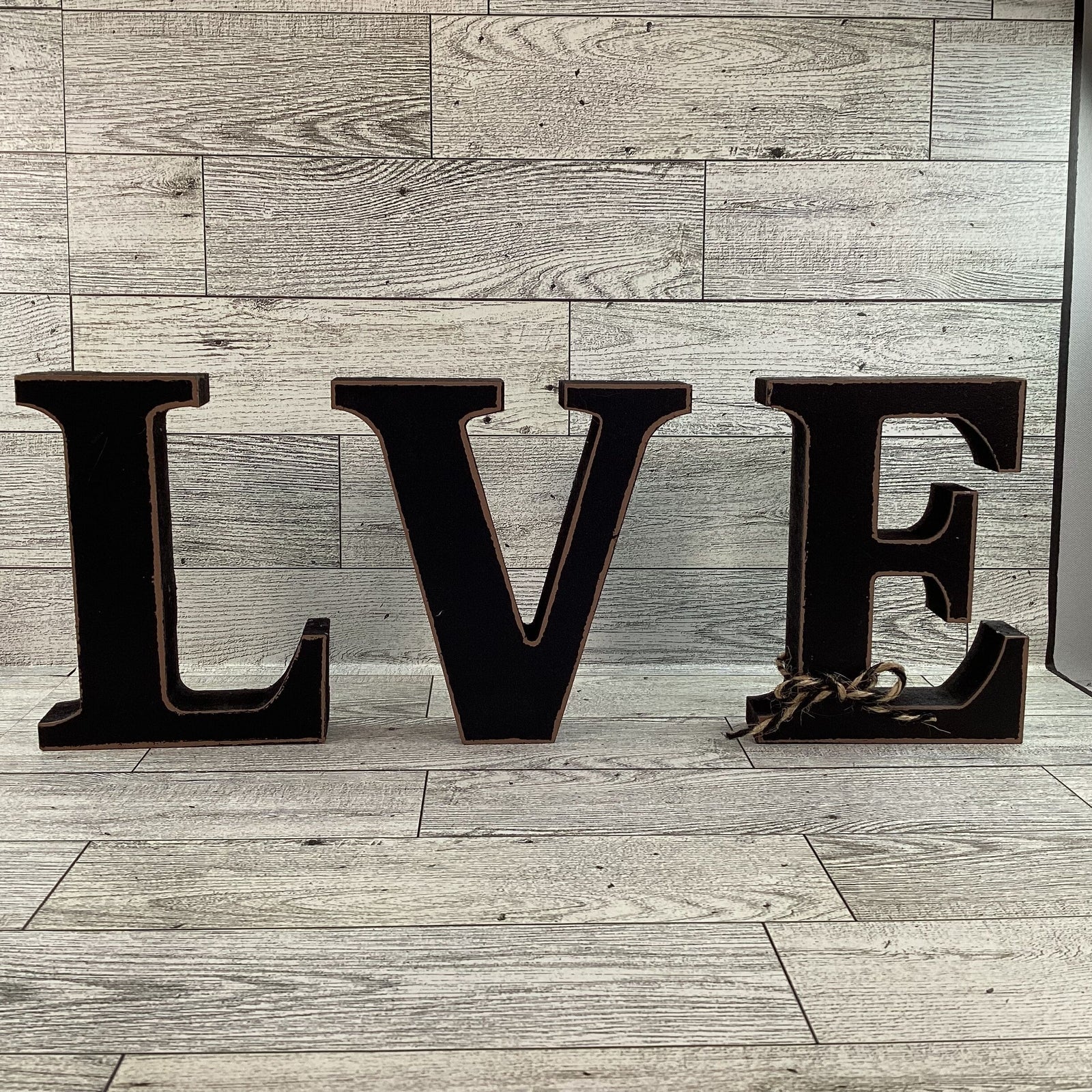 AGD  Valentine Decor - Heart Shaker Love Word Tabletop Display