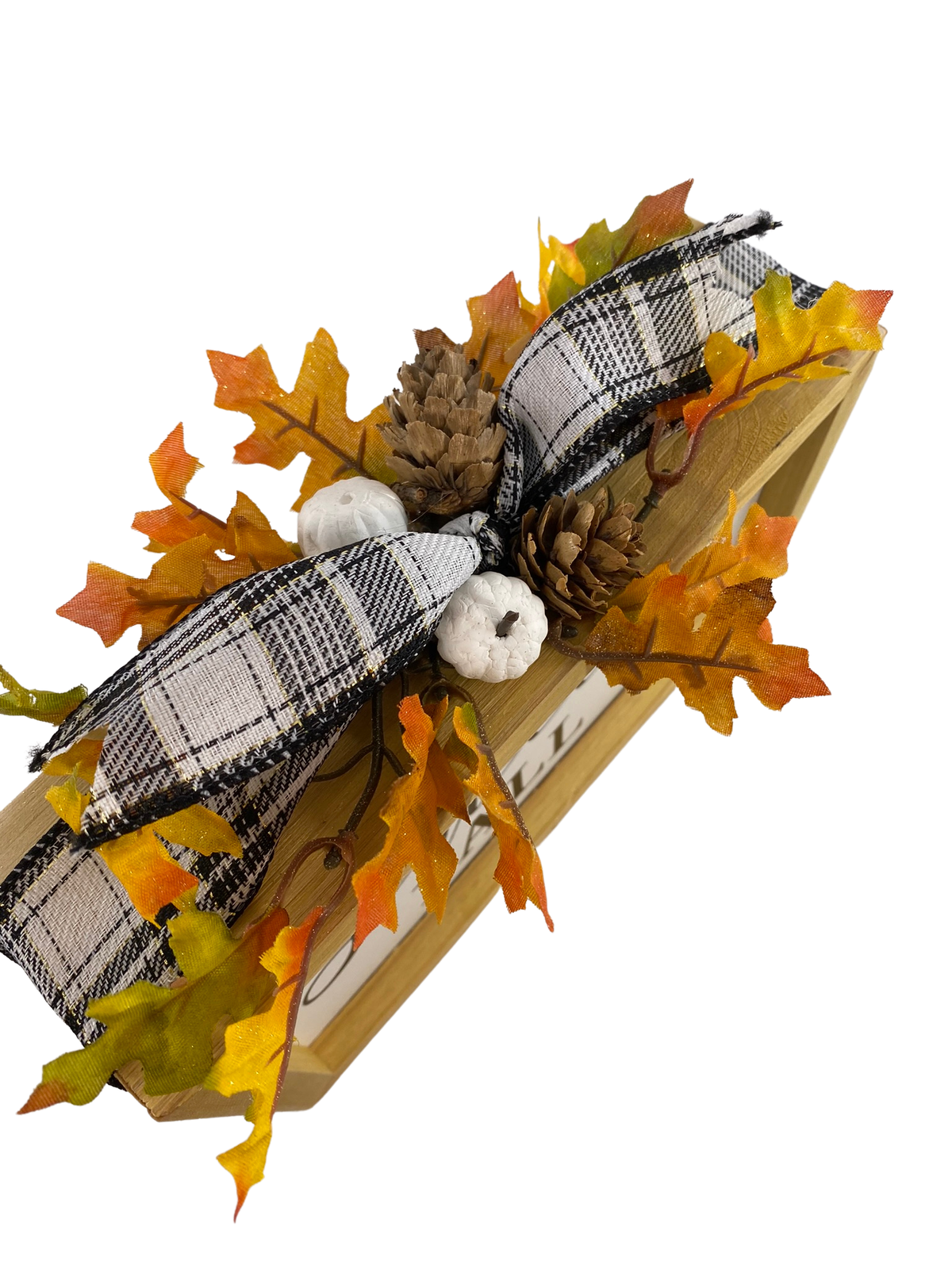 AGD Fall Decor - Fall Sweet Fall Give Thanks Reversible Inset Box Sign