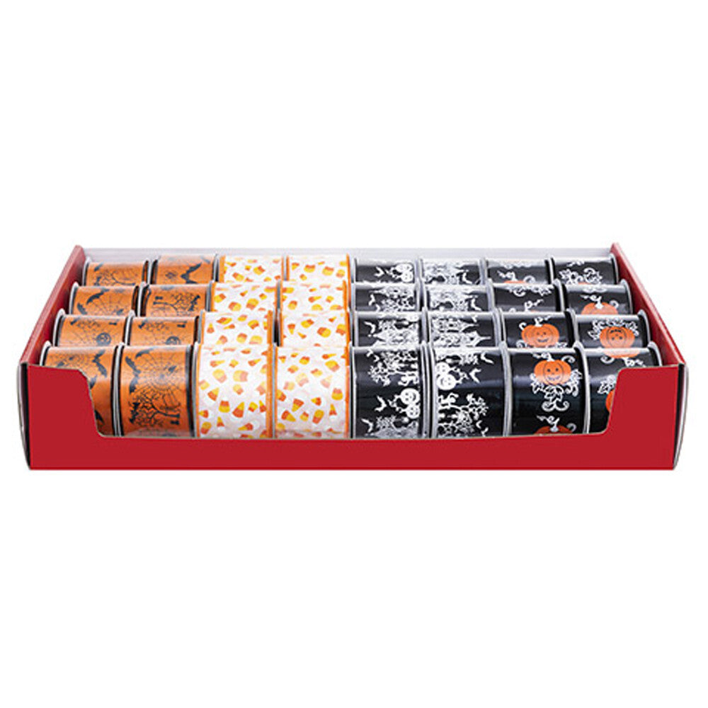 Darice Craft Supply - Halloween Scene Ribbon 25ft x 2.5inch