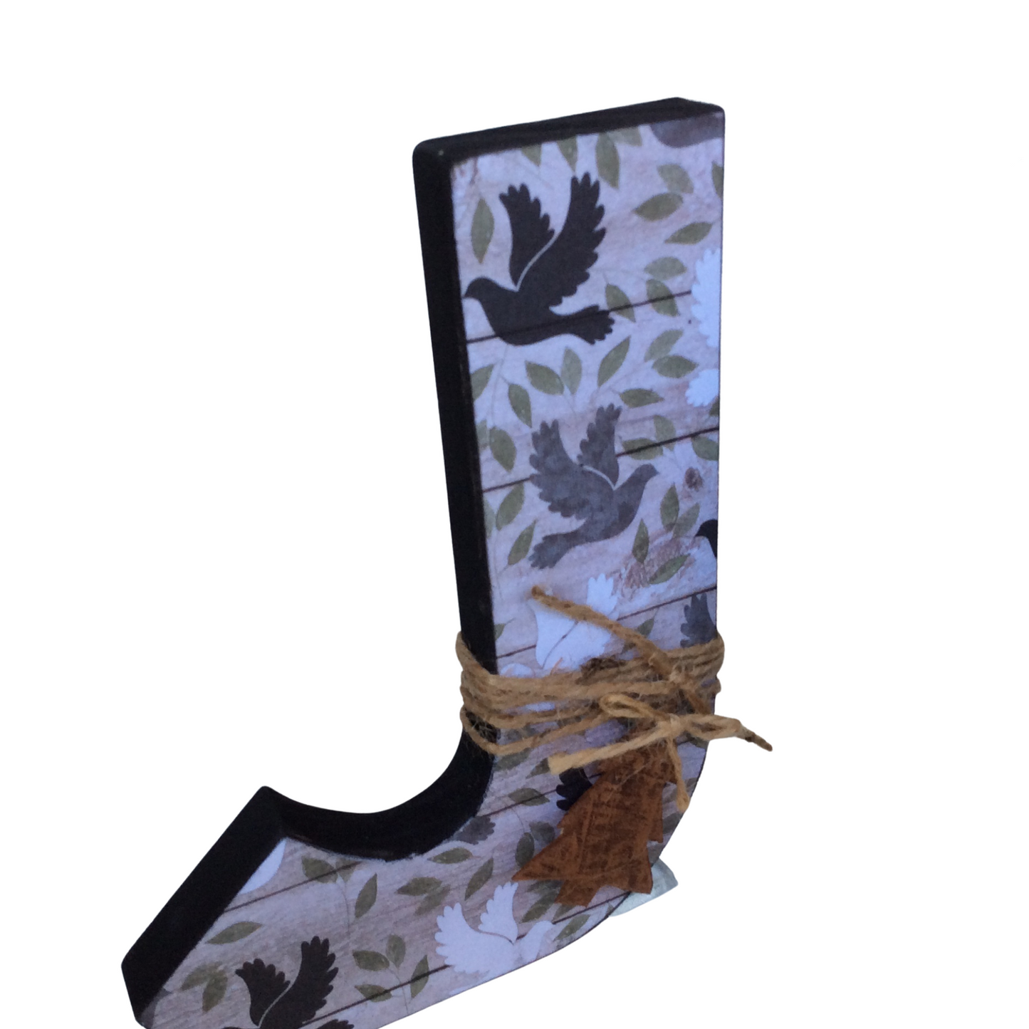 AGD Christmas Decor - Woodland Chunky Joy Letters Tabletop Sign