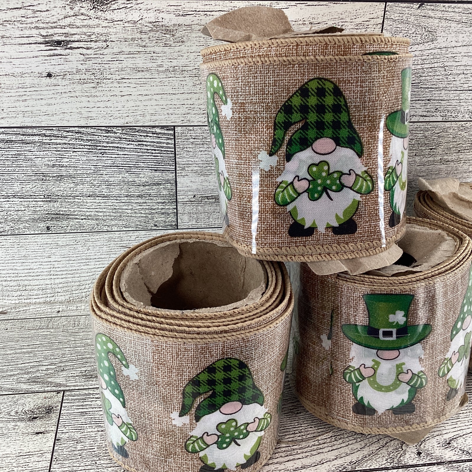 Darice Craft Supply - St Patrick Gnome Tophat 2.5 Inch Ribbon 12 yards