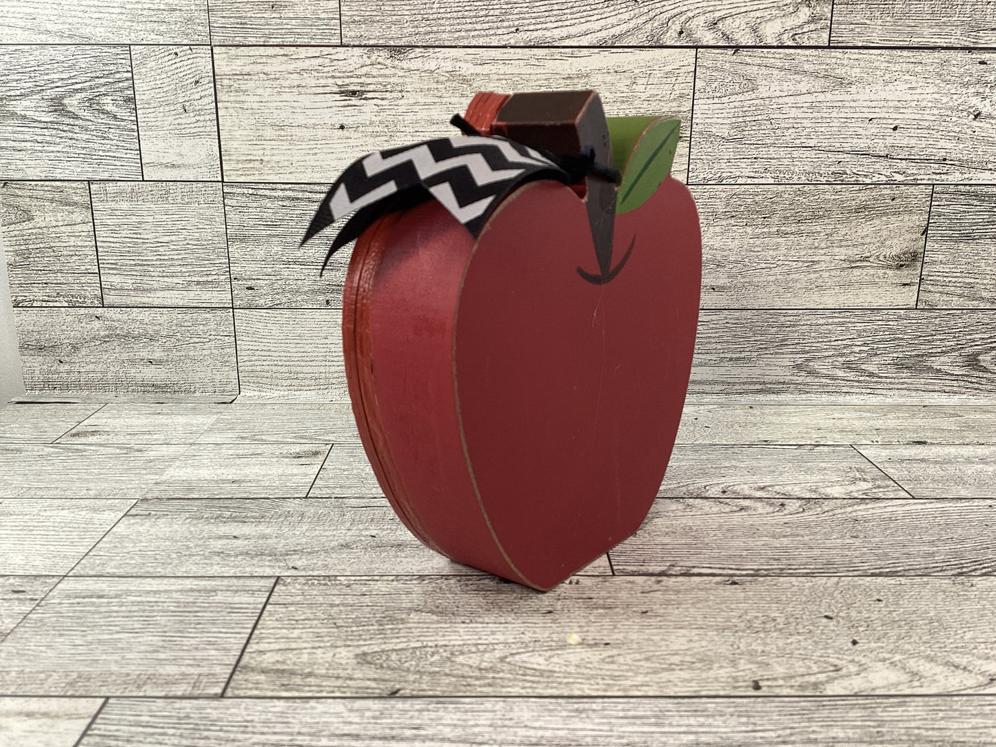 AGD Fall Decor - Teacher I Love School Chunky Wood Shaker Sitter