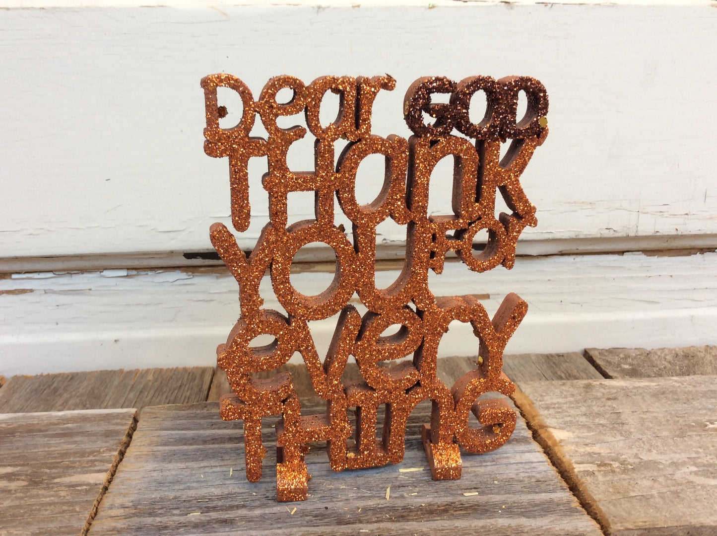 AGD Fall Decor - Dear God Thank You for Everthing