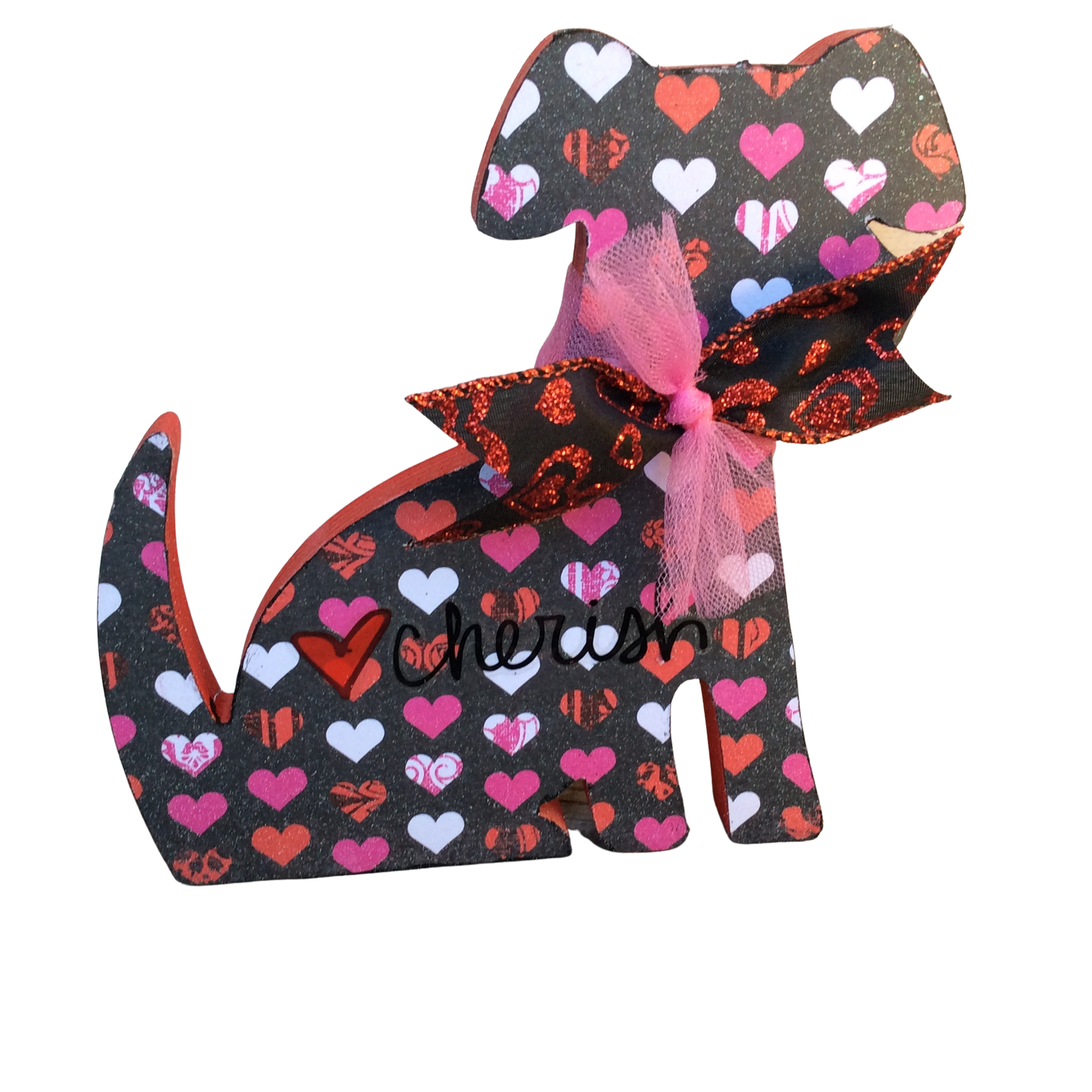 AGD Valentines Decor - Cherish Soulmate Perfect Llama Dog Cat 3pc