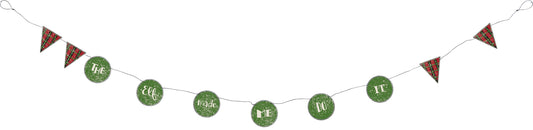 PBK Tin Metal Garland - Christmas the Elf Made Me Do It - Humor