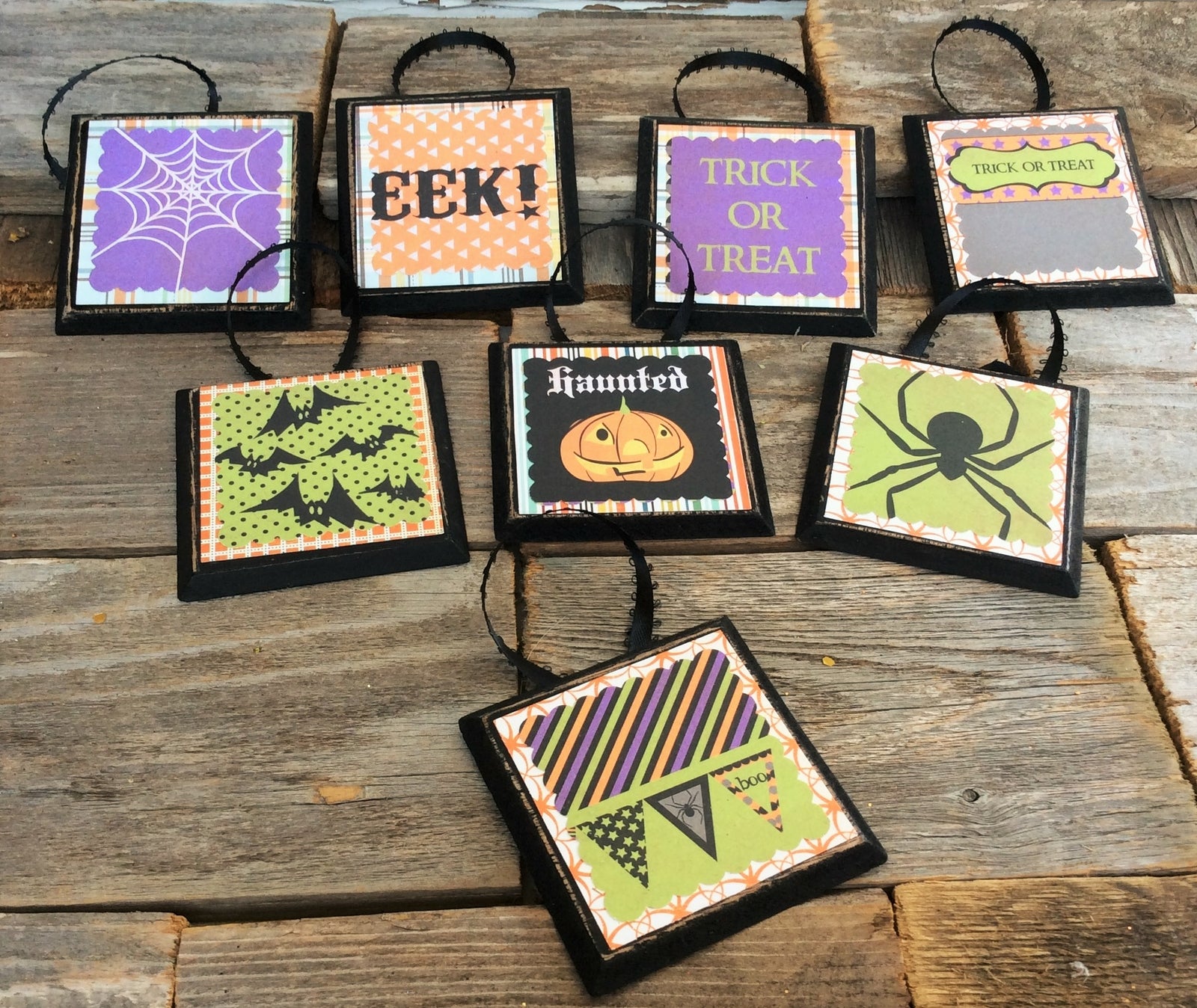 AG Designs Ornaments - Halloween Theme Images 8pcs. #8222