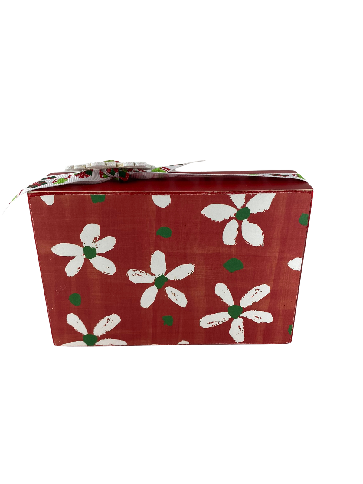 AGD Christmas Decor - Joy Peace Love Coffee Gnomes Inset Box Sign