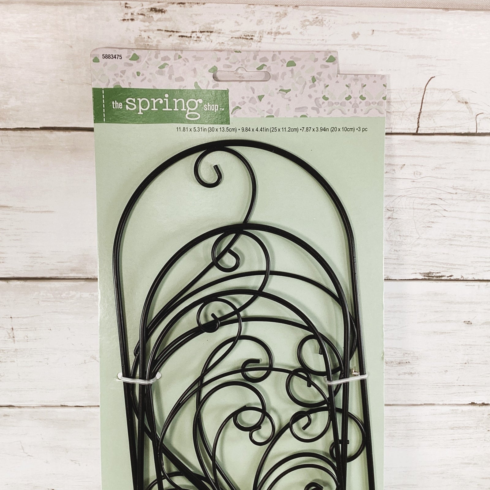 HL Spring Decor - Mini Garden Metal Trellis 3pc Set
