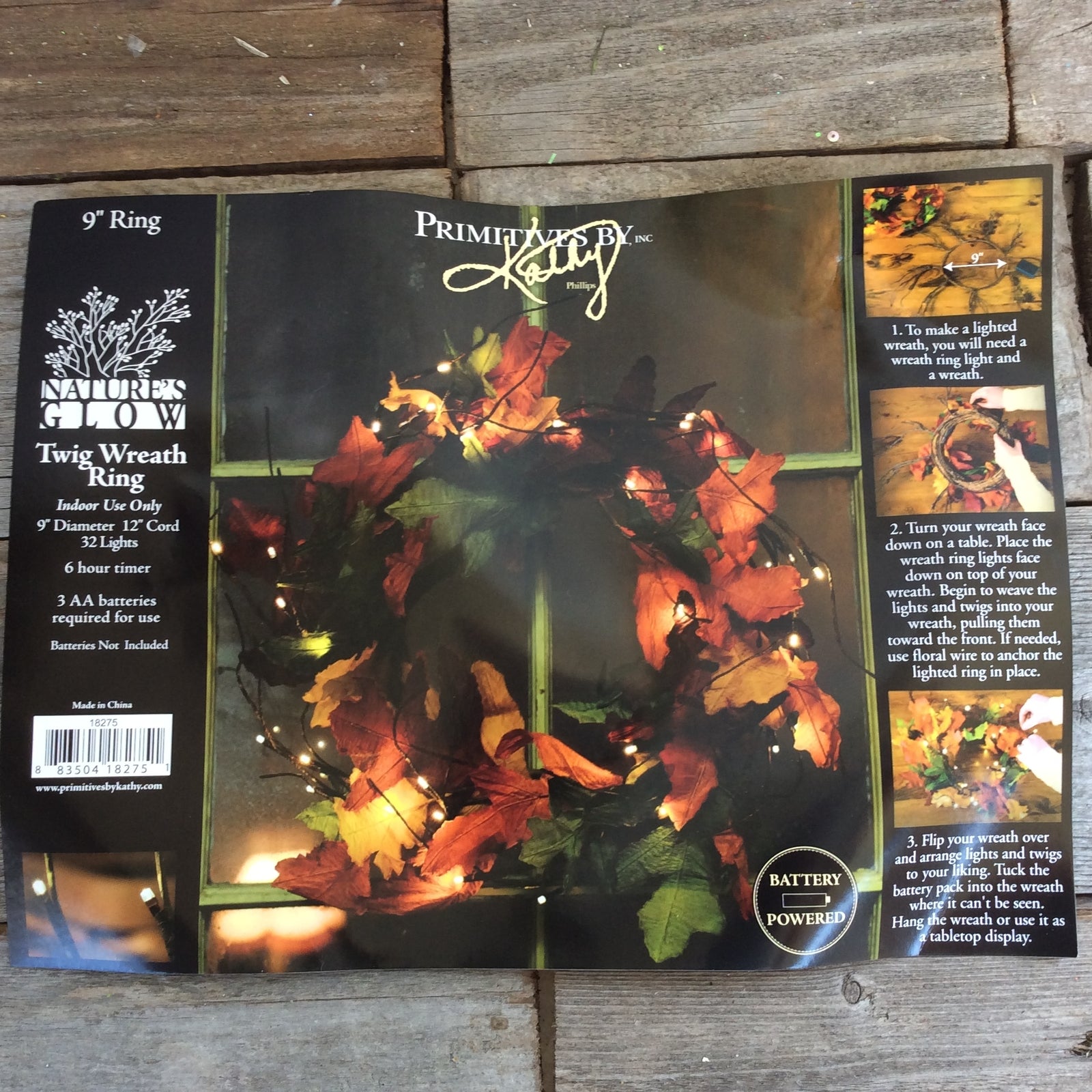 AGD Easter Decor - No Bunny Loves You Like Jesus Fence Lighted Wreath