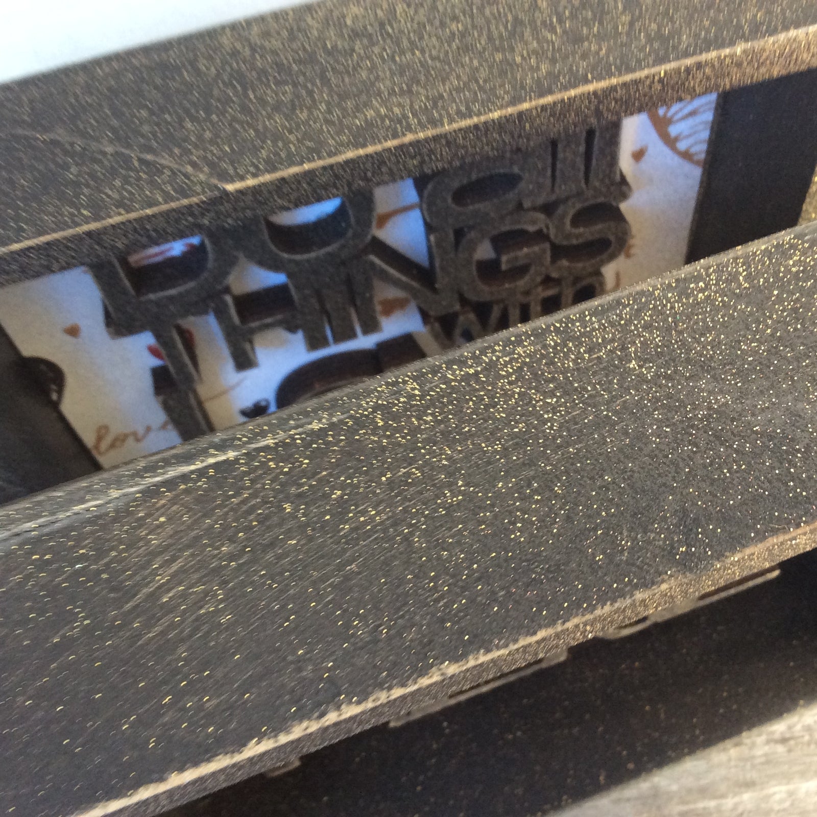 AGD Valentines Decor - Do All Things Love Lives Here Box Signs 2pc