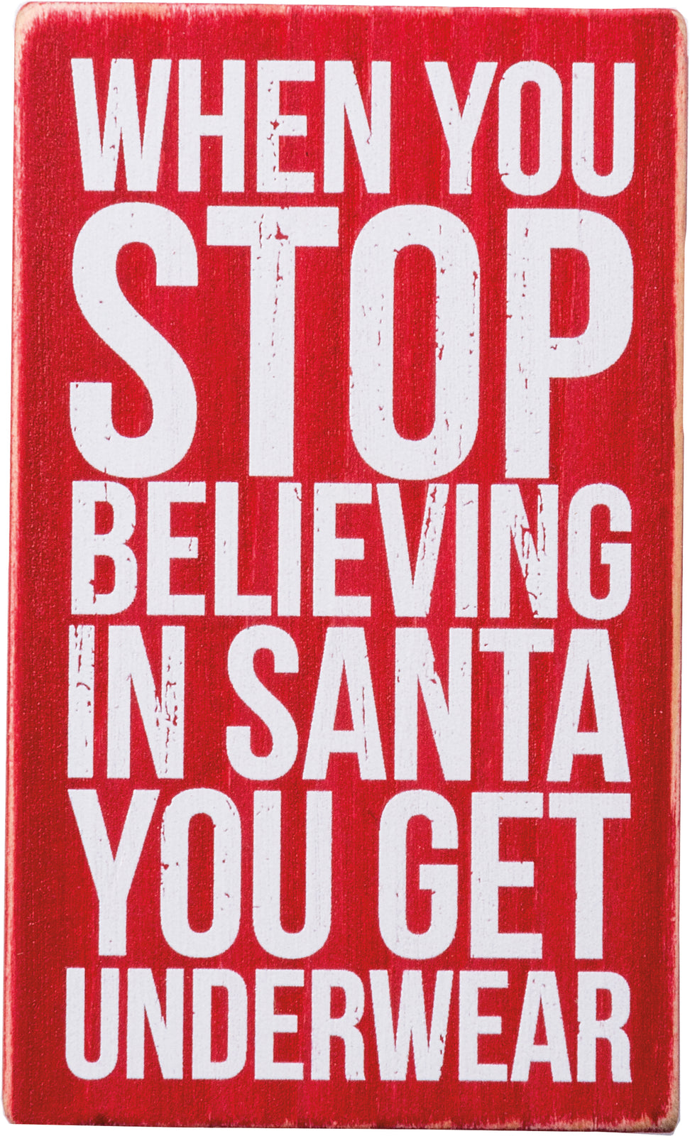 PBK Wood Mounted Rubber Stamp - Snarky Christmas Sayings 4pc Set