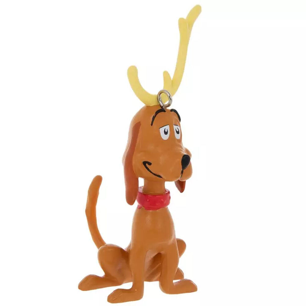 Hallmark Christmas Decor - Dr Seuss Grinch Lu Max 3-D Ornaments 2pc Set