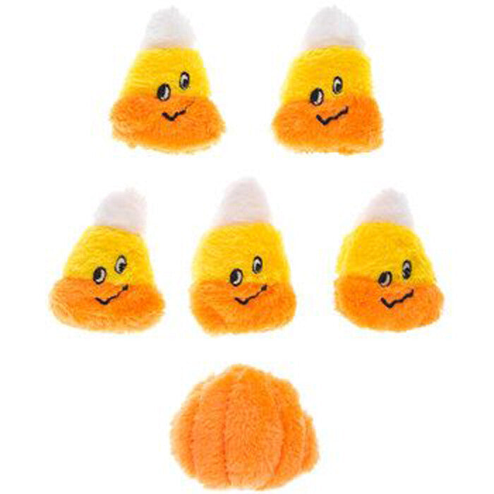 HL Halloween Decor - Candy Corn Bowling Tin Game Favor Gift 7pc Set