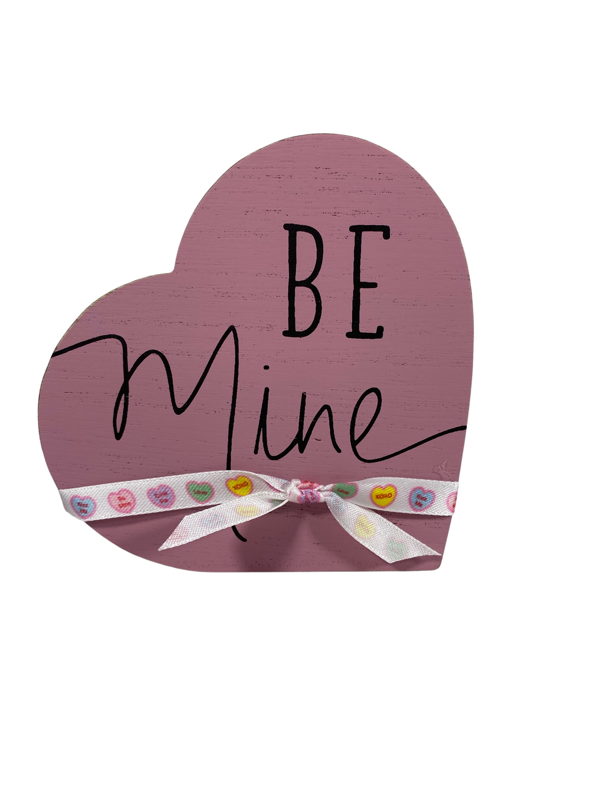 AGD Valentines Decor - Chunky Heart Be Mine XOXO 2pc Set