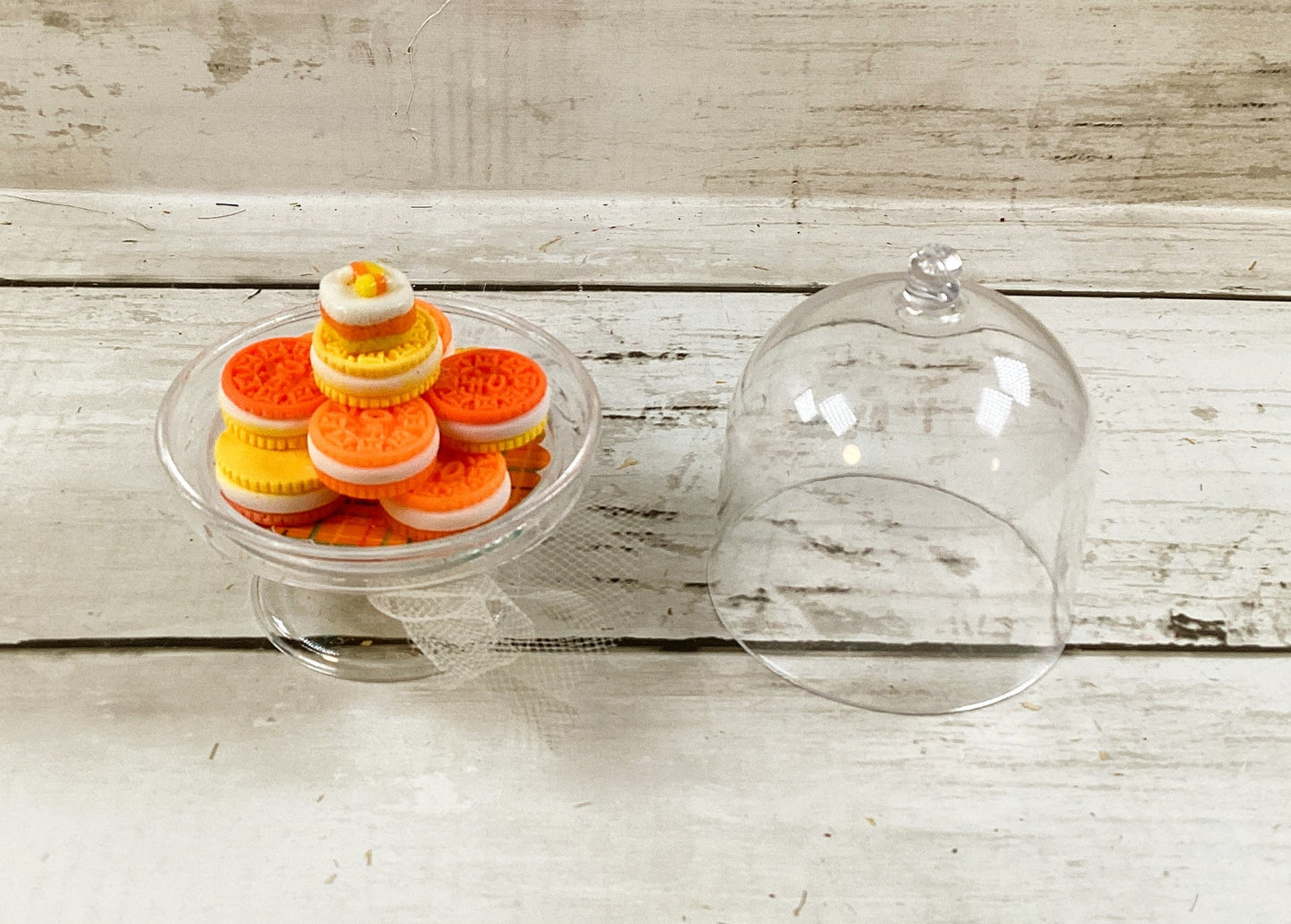 AGD Fall Decor -  Miniature Candy Corn Harvest Cookies Display