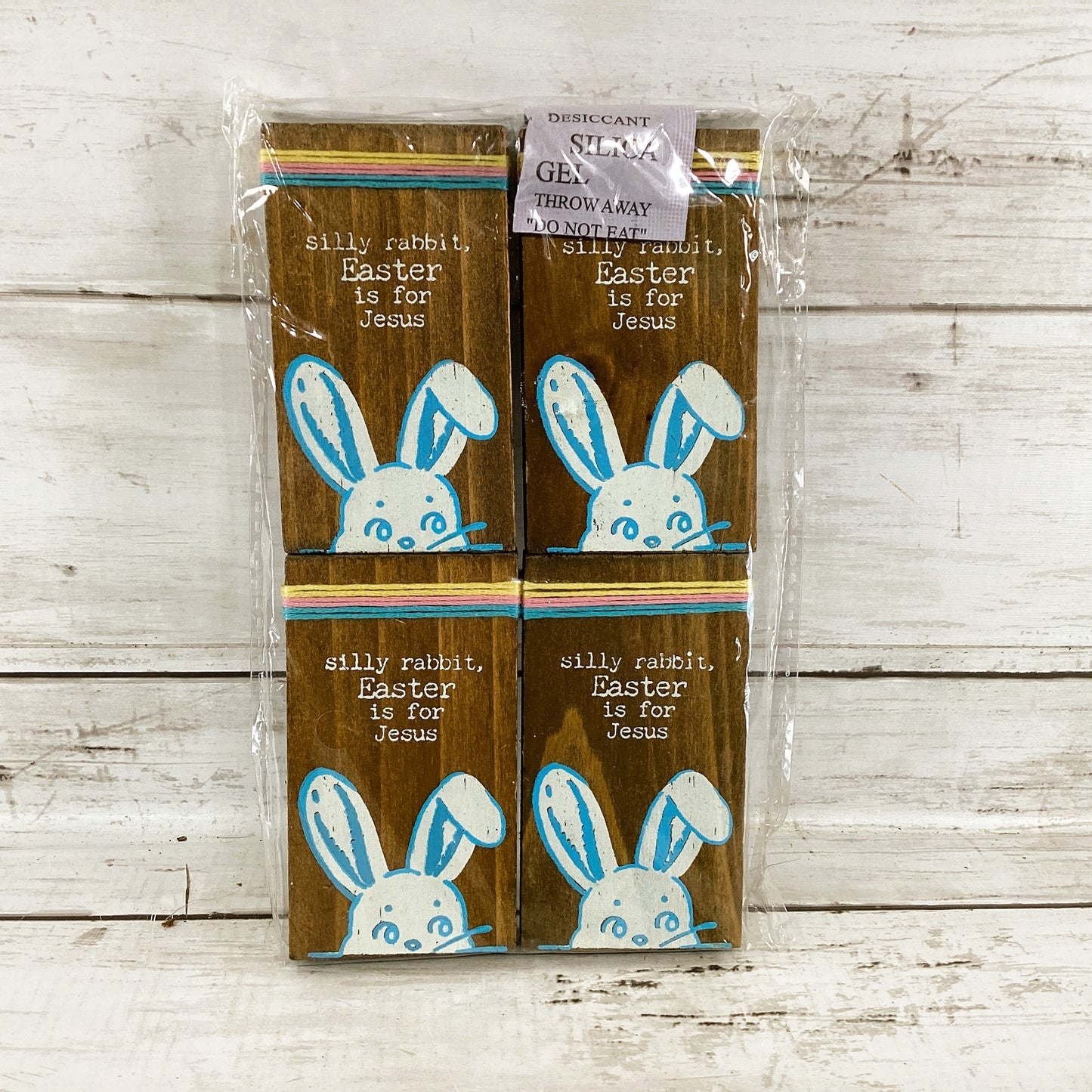 PBK Easter Decor - Silly Rabbit Jesus Magnets 4pc Set