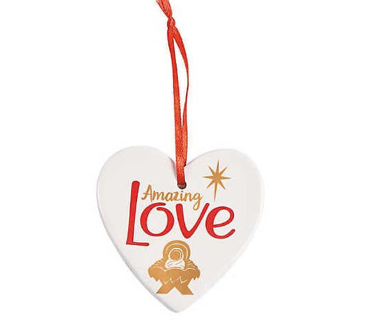 Fun Express Christmas Decor - Amazing Love Nativity Ornament