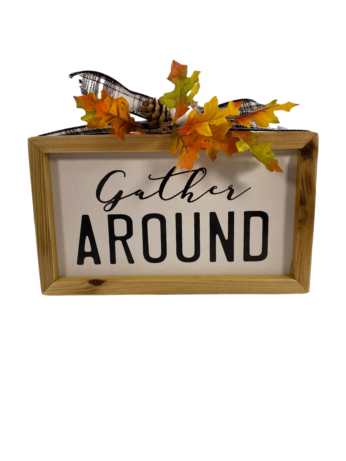 AGD Fall Decor - Fall Sweet Fall Give Thanks Reversible Inset Box Sign