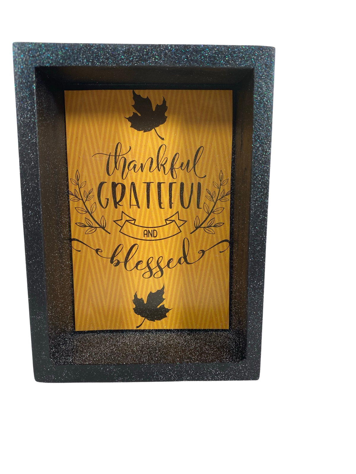 AGD Fall Decor - Always Thankful Happy Thanksgiving Reversible Box Signs 2pc