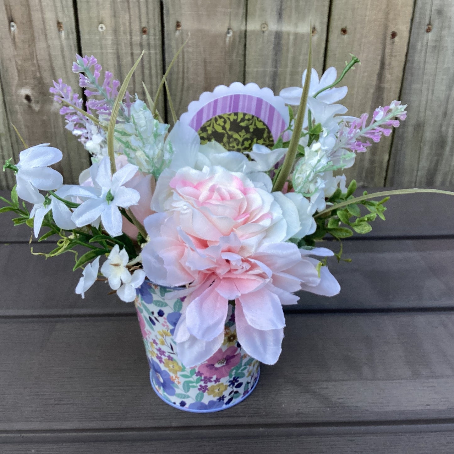 AGD Spring Decor - Mother's Day Psalm 46:5 Floral Display