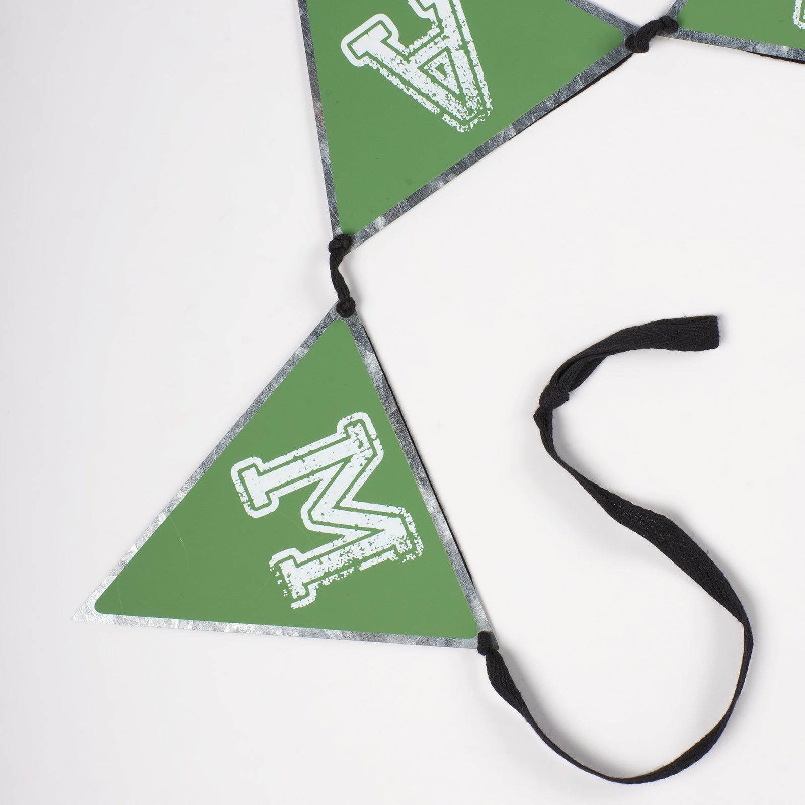 PBK Fall Decor - Go Team Football Theme Pennant Banner Garland