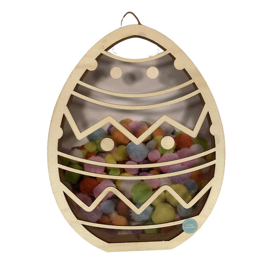 Michaels Easter Decor - Wood DIY Egg Fillable Shadow Box