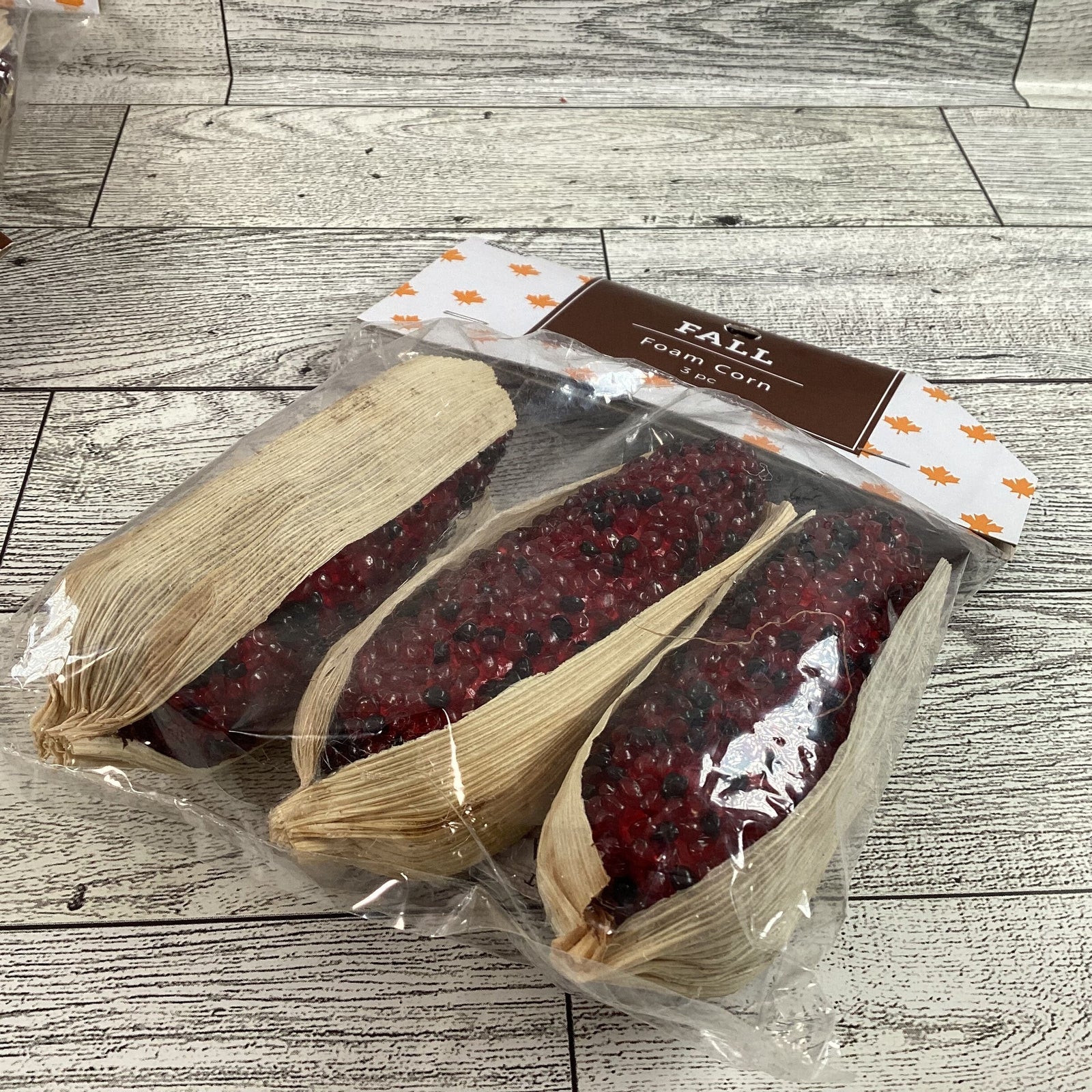 HL Fall Craft Supply - NEW Small Beaded Corn on the Cob 3pks