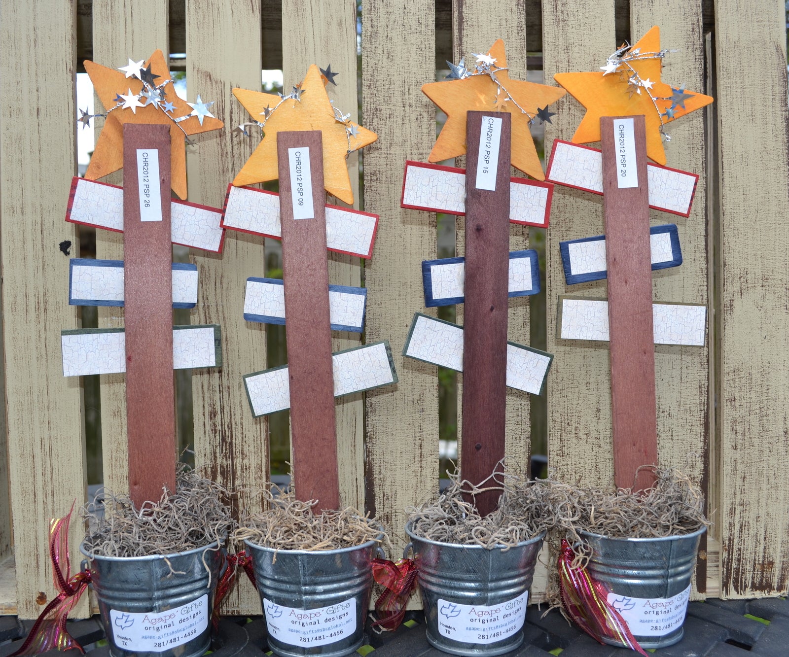 AGD CHRISTmas Decor - Prim Bethlehem Stable - PSP #1 4pc. Set