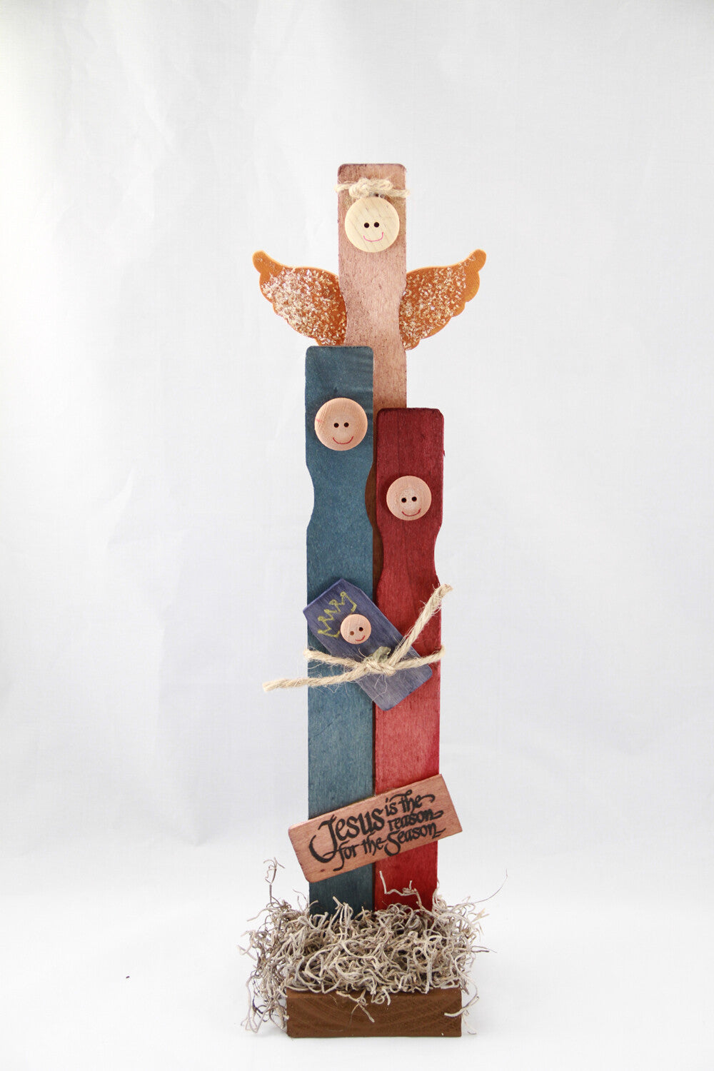 AGD CHRISTmas Decor - Prim Wood Jesus is the Reason #PSN-07