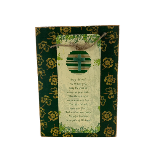 AGD St Patricks Decor - Lucky Friend Like You Reversible Block Sign