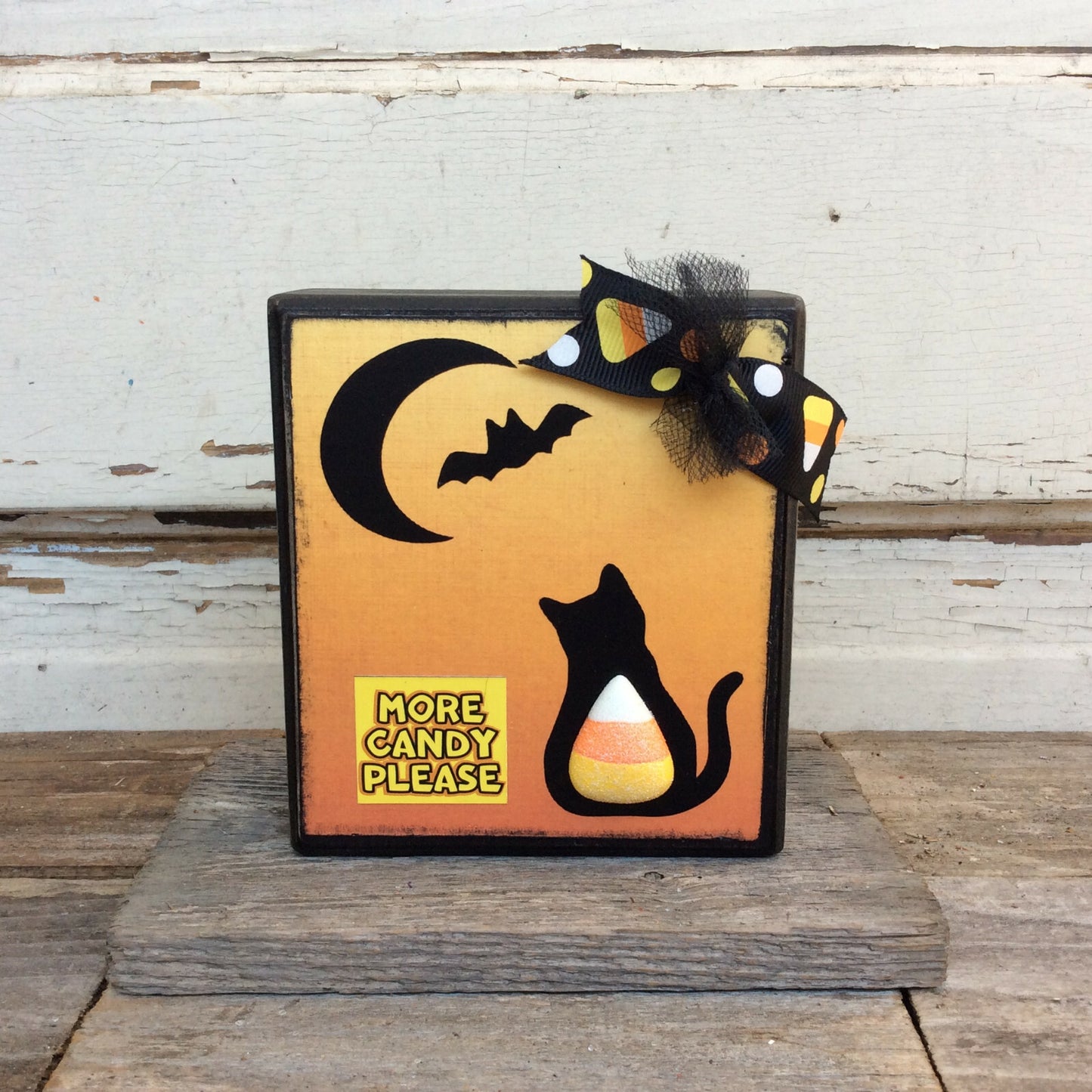 AGD Halloween Decor - Howl-O- Ween Dog Cat Box Signs 2pc Set