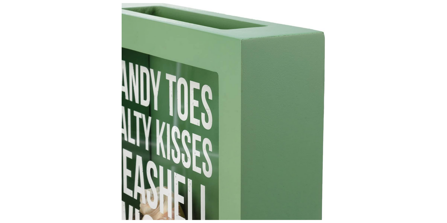 PBK Summer Decor - Salty Kisses Seashell Wishes Shell Holder Box