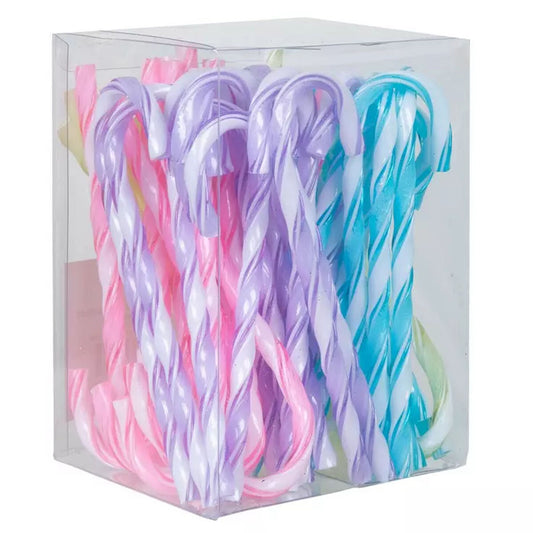 HL Christmas Supply - Iridescent Pastel 5-inch Candy Cane 48pc Set