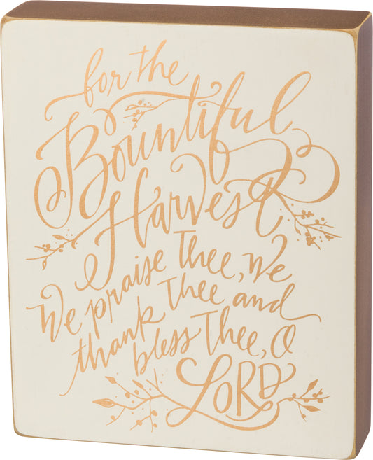 PBK Fall Decor - Bountiful Blessings Praise the Lord