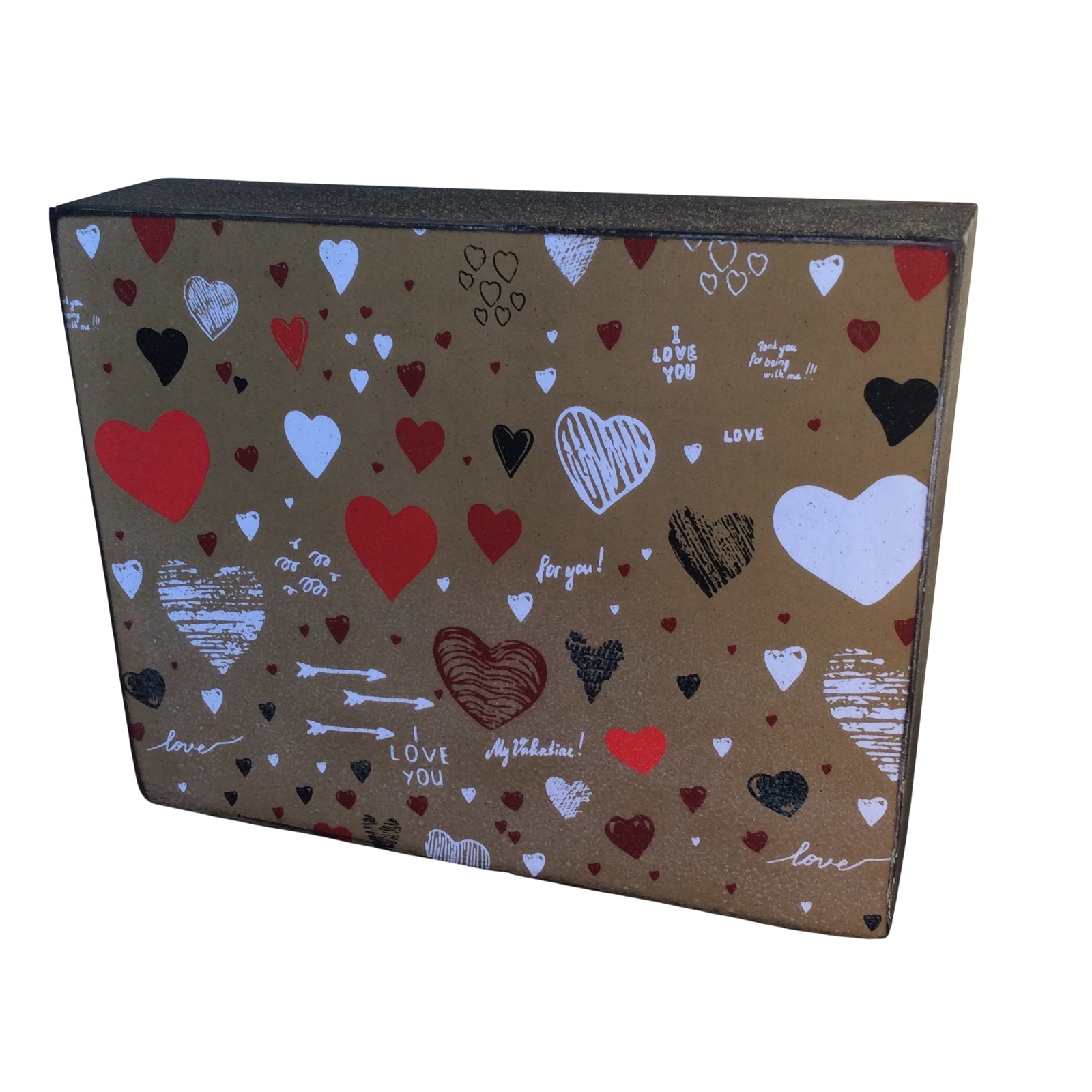 AGD Valentines Decor - Christian Love Lives Here Box Sign