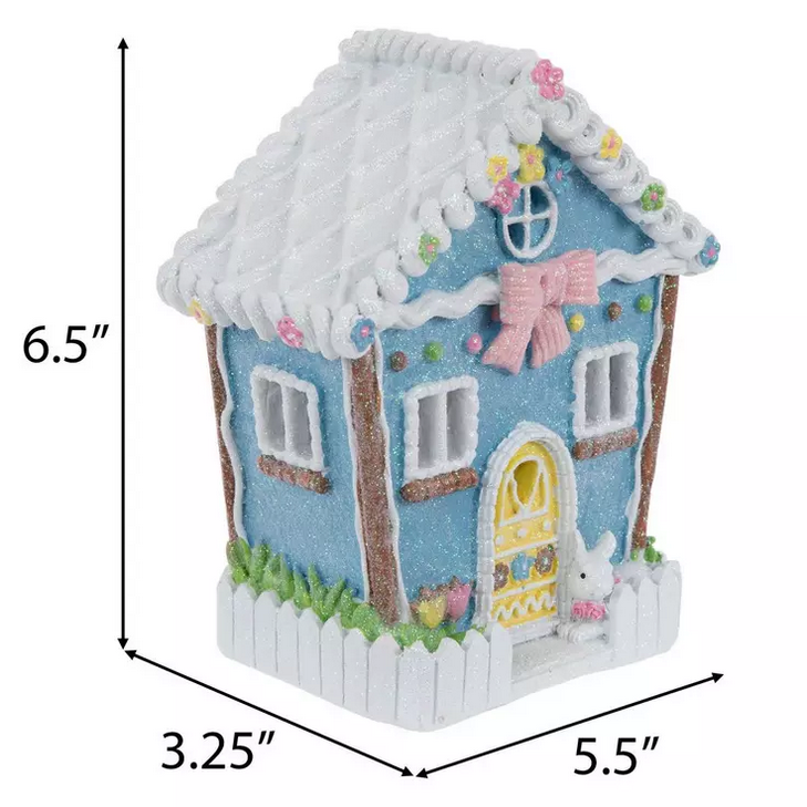 HL Easter Decor - Light Up Led Gingerbread House