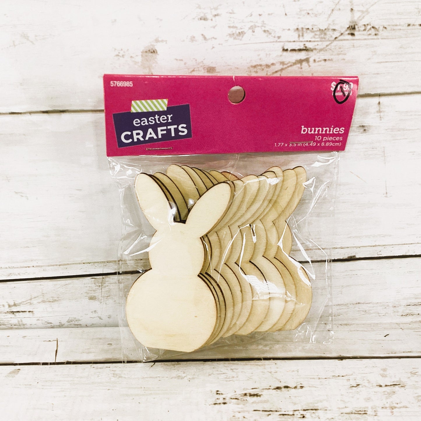 HL Craft Supply - Unfinished Wood Bunny Rabbits 10pc