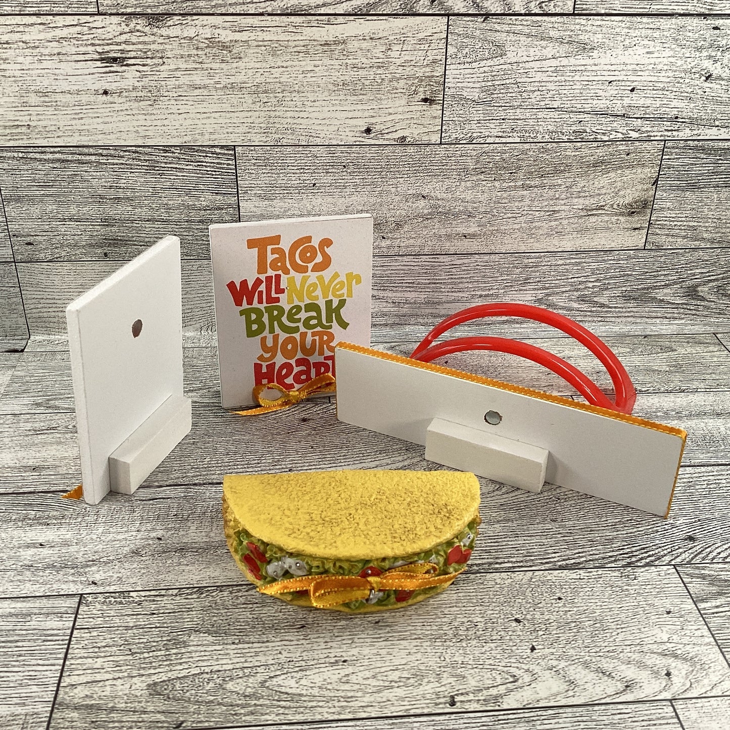 AGD Cinco De Mayo Decor - Taco Theme Tier Tray Decor 5pc Set