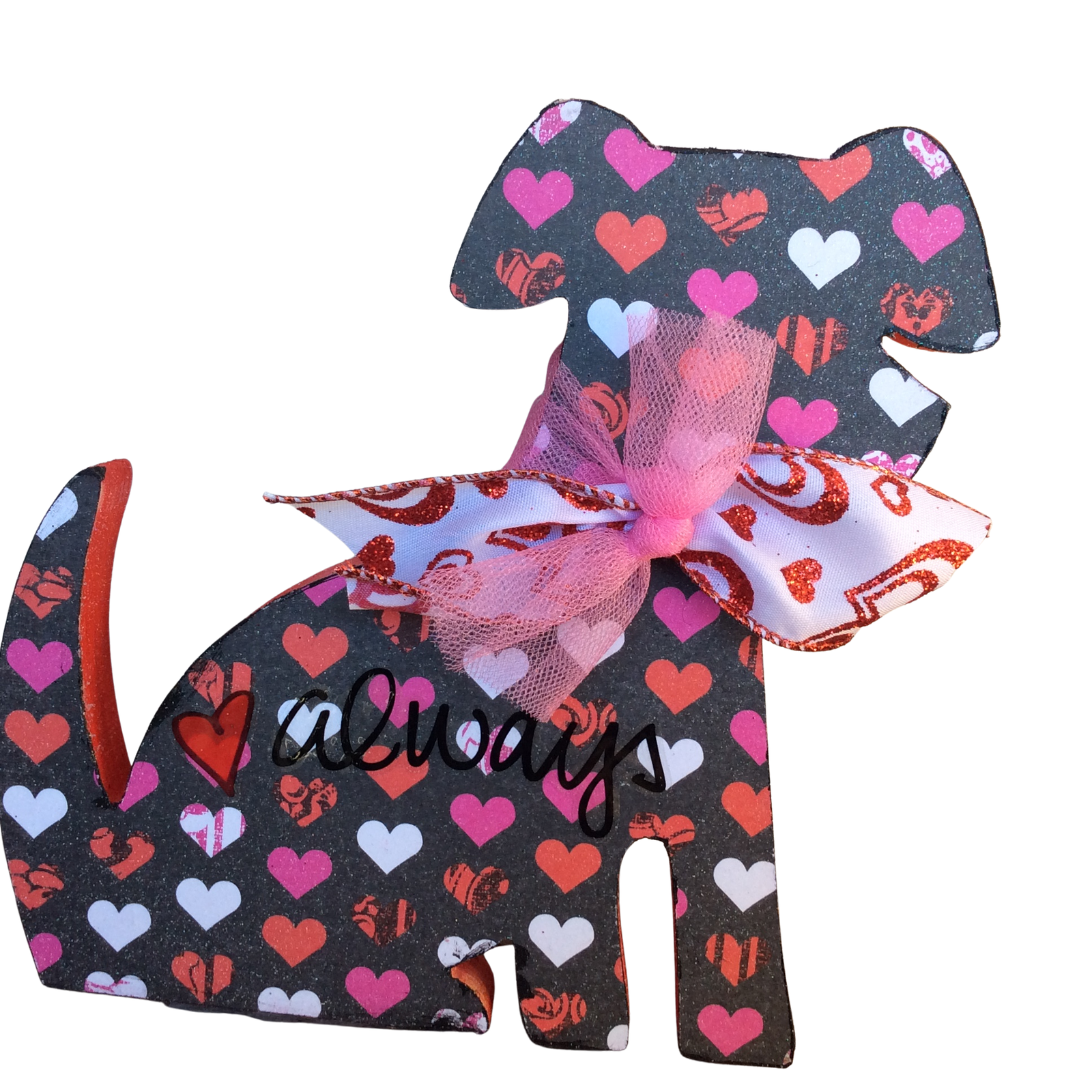 AGD Valentines Decor - Always Soulmate Perfect Llama Dog Cat 3pc